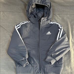 Adidas kids Puffer Jacket with White Accents